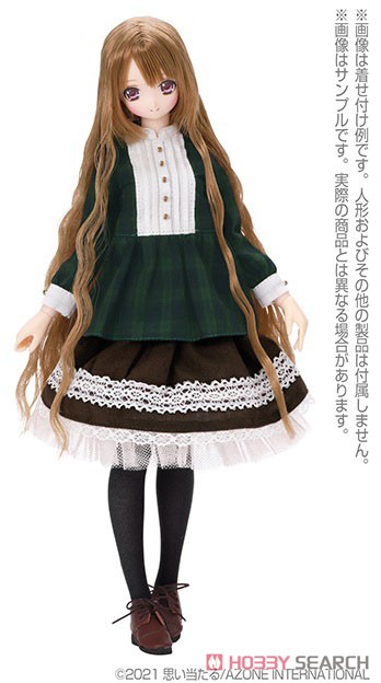 Komorebimori no Oyofukuyasan PNS Tayutau Yume Lace Skirt (Brown) (Fashion Doll) Other picture1