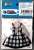 Girly Jumper Skirt Set (White x Black Check) (Fashion Doll) Item picture2