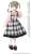 Girly Jumper Skirt Set (White x Black Check) (Fashion Doll) Other picture1