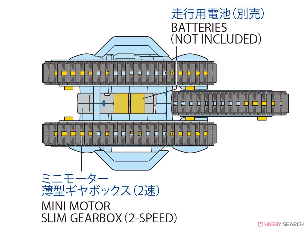 トリプルクローラー工作セット (工作キット) その他の画像2