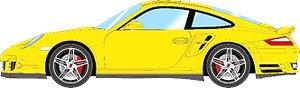 Porsche 911 (997) Turbo 2006 スピードイエロー (ミニカー)