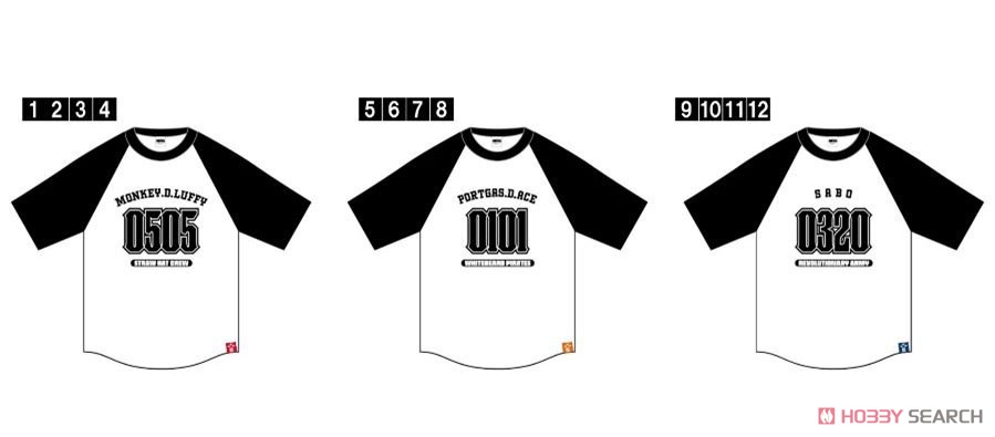 [One Piece] ASL Raglan T-Shirts Sabo S (Anime Toy) Other picture1