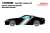 LEXUS LC500 `L Package` 2017 グラファイトブラックガラスフレーク (ブリージーブルーインテリア) (ミニカー) その他の画像1