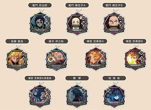 Decofla Acrylic Key Ring Demon Slayer: Kimetsu no Yaiba Vol.4 (Set of 10) (Anime Toy)