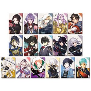 刀剣乱舞-ONLINE- スクエア缶バッジコレクション (戦闘) 第一弾 (20個セット) (キャラクターグッズ)