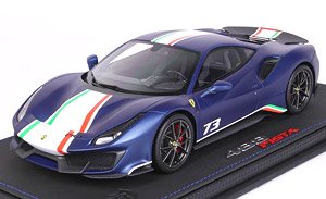 Ferrari 488 Pista Piloti Ferrari Matt ABU DHABI BLU (ケース無) (ミニカー)