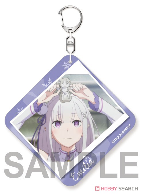Re:Zero -Starting Life in Another World- 2nd Season Soft Key Ring Emilia (4) (Anime Toy) 商品画像1