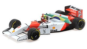 McLaren Ford MP4/8 Ayrton Senna European GP 1993 Winner w/Flag (Diecast Car)