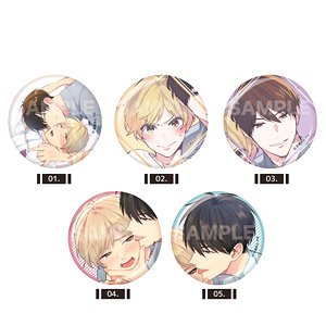 I Wont`t be Loved By The Sadistic Teacher Metallic Can Badge Vol.1 (Set of 5) (Anime Toy)