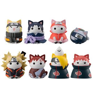 Nyaruto! Naruto: Shippuden The Decisive Battle! `Akatsuki` Battle Rush Ver. (Set of 8) (PVC Figure)