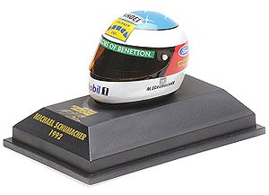 ヘルメット ミハエル・シューマッハ ベルギーGP 1992 F1初優勝 (ミニカー)