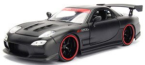 1995 Mazda RX-7 FD3S Black/Graphic (Diecast Car)