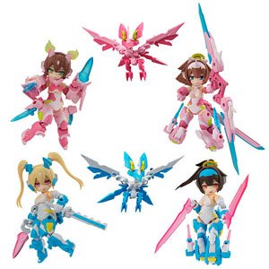 Desktop Army Megami Device Asra Series (Ouki & Aoi) (Set of 4) (PVC Figure)