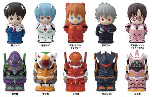 Evangelion Sofvi Puppet Mascot (Set of 10) (Anime Toy)