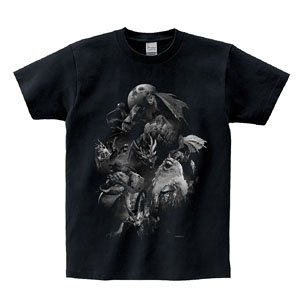Monster Hunter Rise Graphic T-Shirt [New Monster] M (Anime Toy)
