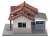 1/150 Scale Paper Model Kit Station Series 32 : Local Station Building / Ecchu Sango Station (Toyama Chitetsu Ecchu Sango Station) Type (Unassembled Kit) (Model Train) Item picture7