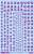 1/144 GM Font Decal No.7 [Kanji Works / Beast] Purple (Material) Item picture1