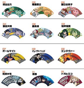 My Hero Academia Mini Folding Fan Collection 2 (Set of 12) (Anime Toy)