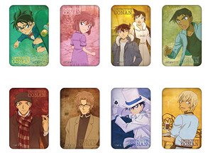 Detective Conan Square Can Badge Collection Hurry Up (Set of 8) (Anime Toy)