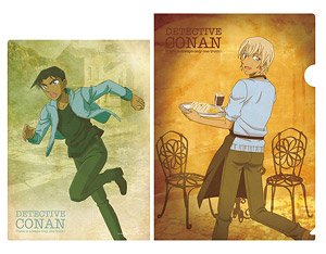Detective Conan Clear File Hurry Up Amuro / Heiji (Anime Toy)