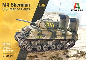 M4A2 Sherman US Marines Corps (Plastic model)