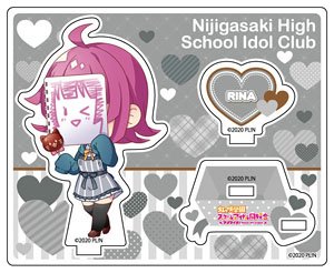 Love Live! Nijigasaki High School School Idol Club Acrylic Rina Tennoji Verde Choco Deformed Ver. (Anime Toy)