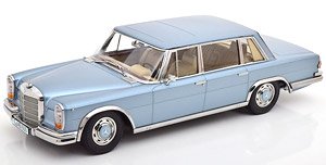 Mercedes 600 SWB W100 1963 lightblue-metallic (ミニカー)