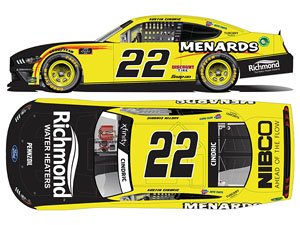 Austin Cindric #22 Menards Ford Mustang NASCAR Xfinity Series 2021 (Diecast Car)