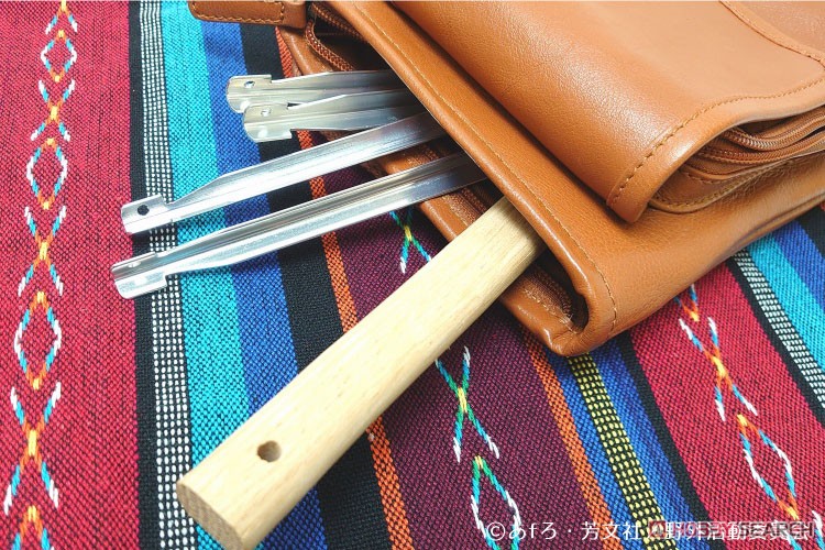 Laid-Back Camp Leather 2 Way Scissor Bag (Anime Toy) その他の画像3