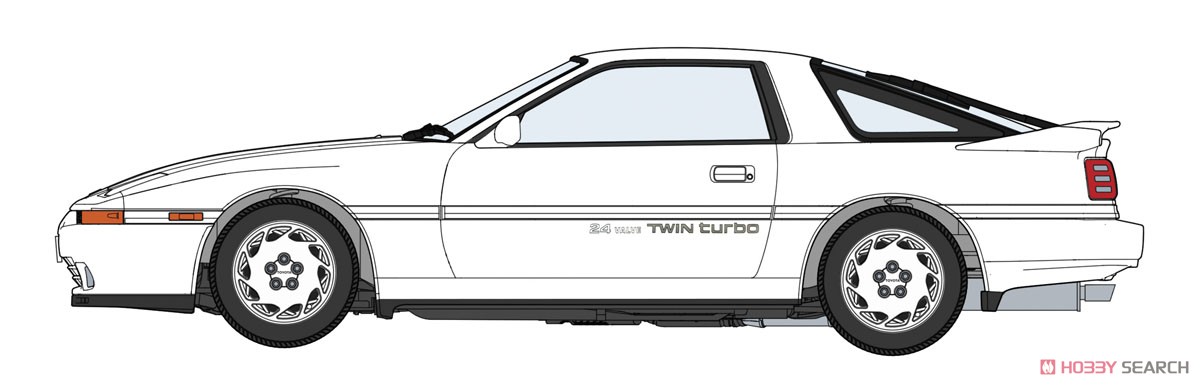 トヨタ スープラ A70 GTツインターボ 1989 ホワイトパッケージ (プラモデル) 塗装1