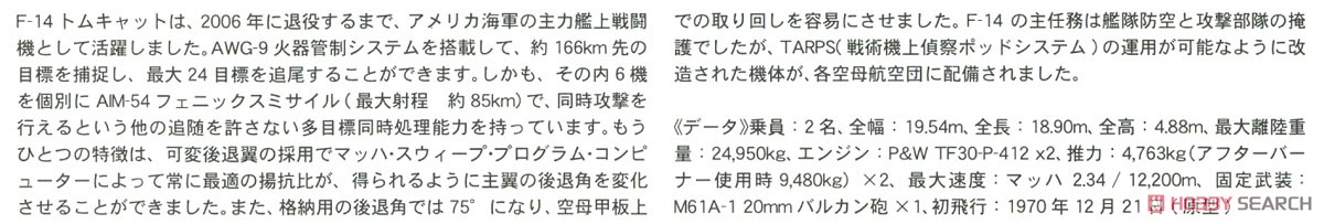 F-14A トムキャット `ブラックバニー` (プラモデル) 解説1