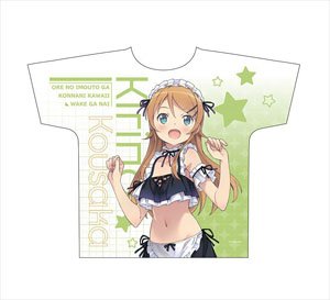 俺の妹がこんなに可愛いわけがない。 フルグラフィックTシャツ 高坂桐乃 水着メイドver. (キャラクターグッズ)