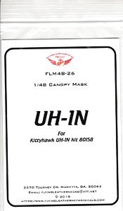 UH-1N キャノピーマスクセット KH社キット用 (プラモデル)