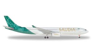 A330-300 サウジアラビア航空 `Saudi National Day` n/c HZ-AQE (完成品飛行機)