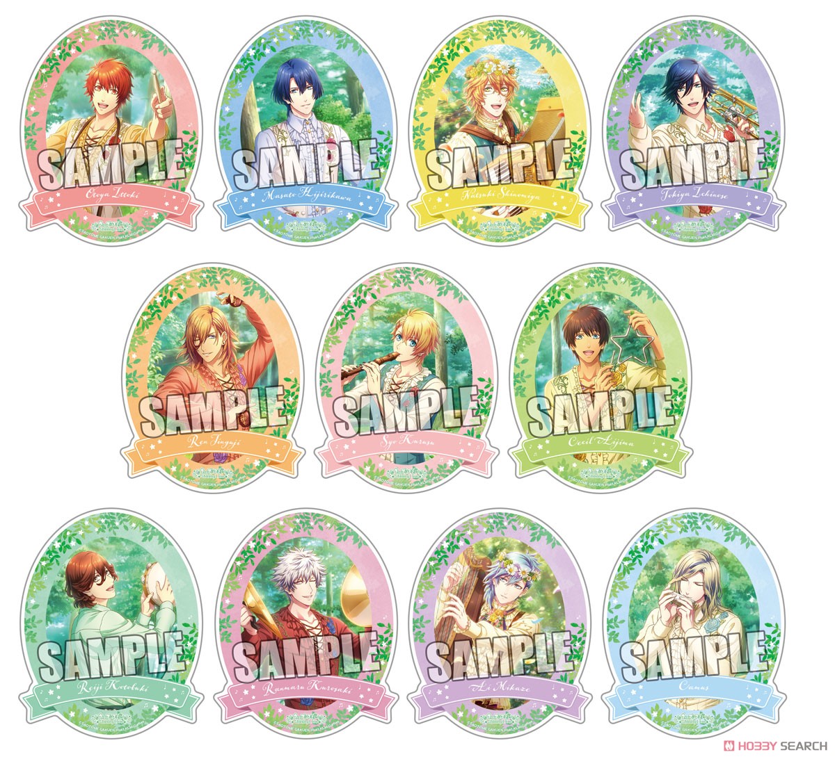 Uta no Prince-sama: Shining Live Trading Sticker Flowering Forest Concert Another Shot Ver. (Set of 12) (Anime Toy) Item picture12