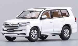 トヨタ ランドクルーザー 200 ホワイト (ミニカー)