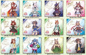 Uma Musume Pretty Derby Season 2 Trading Mini Colored Paper (Set of 12) (Anime Toy)