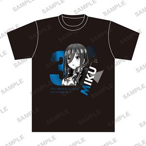 The Quintessential Quintuplets Season 2 Foil Print T-Shirt Vol.2 Miku (L) (Anime Toy)