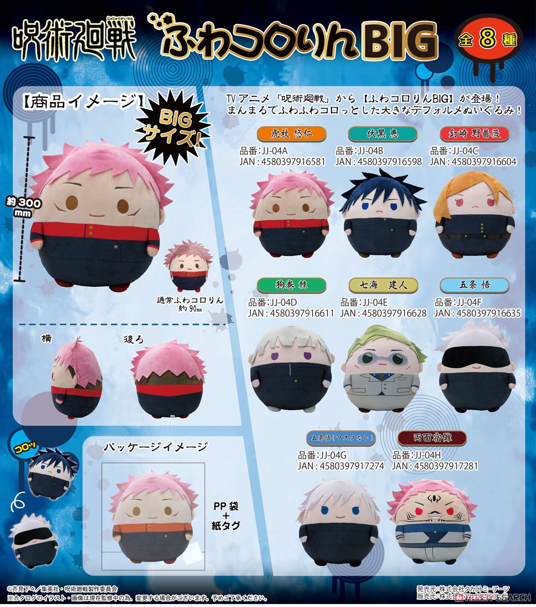 [Jujutsu Kaisen] Fuwakororin Big G: Satoru Gojo (No Mask) (Anime Toy) Other picture1