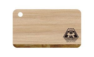 Laid-Back Camp Season 2 Japanese Cypress Mess Tins Cutting Board Motosu High School Emblem (Anime Toy)