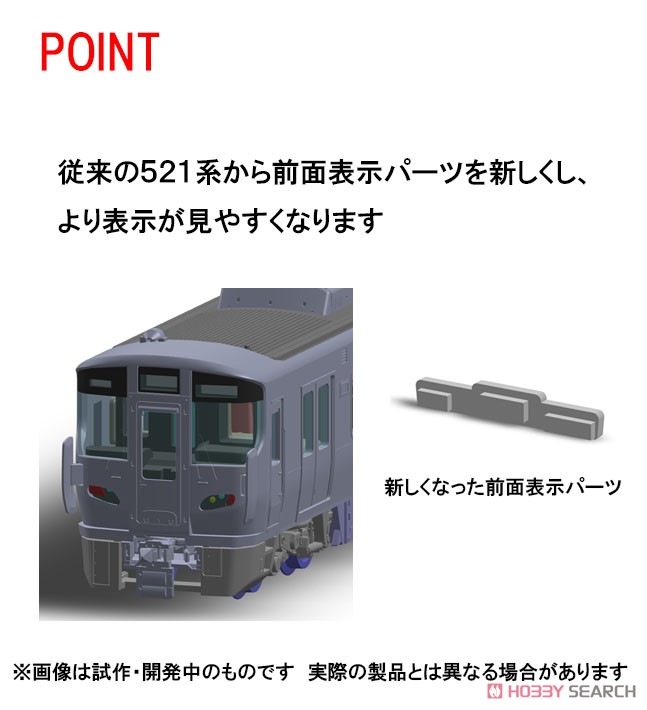 あいの風とやま鉄道 521系1000番代電車セット (2両セット) (鉄道模型) その他の画像2