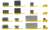 空港ジオラマアクセサリー 貨物コンテナ・牽引車12台セット (完成品飛行機) 商品画像1