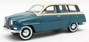 Saab 95 1963 Blue / White (Diecast Car)