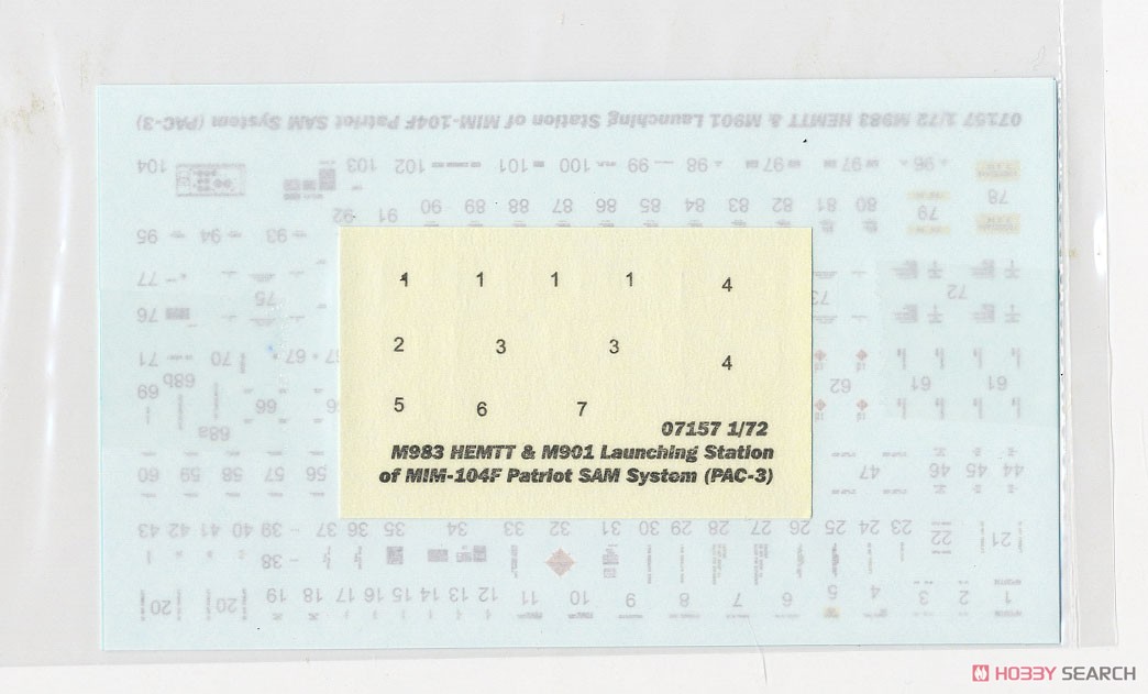 M983 HEMTTトラクター&ペトリオット M901ランチャーステーション (PAC-3) (プラモデル) 中身5