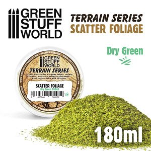 Scatter Foliage - Dry Green - 180ml (Plastic model)