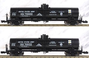 [Limited Edition] Private Owner Wagon Type TAKI3000 (U.S. Army Transportation Corps, Early Color) Set (2-Car Set) (Tomix 45th Anniversary) (Model Train)