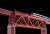Fine Track Single Track Deck Truss Bridge S280 (F) (Red) (with 2 Brick Piers) (Model Train) Other picture5