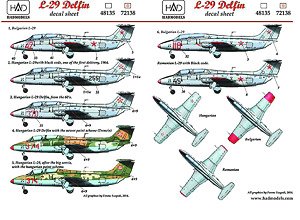 L-29 Delfin Hungarian Air Force/Bulgarian Air Force/Romanian Air Force (Decal)