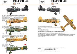 WW.II Hungarian Air Force Fiat CR-42 (Decal)