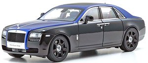 Rolls-Royce Ghost (Black/Blue) (Diecast Car)